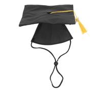 HAPINARY Pet Bachelor's Hat Dog and Cat Graduation Cap Puppy Wig Tassel Hat Compact and Comfortable