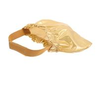 HAPINARY Pet Bath Cap for Dogs and Cats, Waterproof Shampoo Hat with Adjustable Strap, Ear Protector Shower Cover for Bathing Pets, Medium Gold