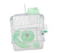 HAPINARY Pet Cage Large Russian Dwarf Hamster House Castle Hideout Rat Wire Cage for Year-round Health Entertainment