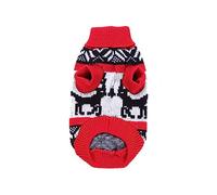 HAPINARY Pet Christmas Sweater Dog Knitted Turtleneck Winter Warmth Large Breed Festive Costume Xxl Size