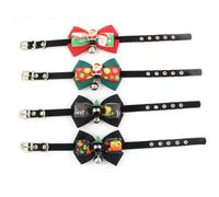 HAPINARY Pet Collar Candy Creative Christmas Dog Collar with Bow and Adjustable Pet Neck Accessories for Festive Celebrations Colorful Christmas Pet Supplies for Dogs Size Dog Chain Collars