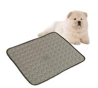 HAPINARY Pet Cooling Pad and Self Cooling Blanket, Coffee Color Ice Silk Material, 100x72cm Summer Kennel Cushion for Dogs and Cats