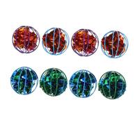HAPINARY Pet Teaser Balls Lightweight Crinkle Balls for Cats Kitten Interactive Cat Toys Vibrant Colors