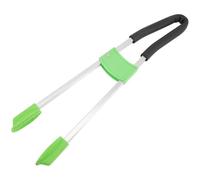 HAPINARY Pickup Sticks Rubbish Pick Clips Grabber Tool Heavy Duty Aluminium Alloy Long Handle with Non-Skid Feature for Elderly Use in Garden and Corridor