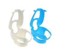 HAPINARY Pigeon Feeder Rack Thickened Fixed Support for Birds White Creative Mounting Bracket Washable Reusable Holder for Efficient Feeding and Medication Administration