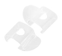 HAPINARY Plastic Curved Handle Clips Roller Blind Accessories 1 Pair Secure Attachment Compatible with Cordless Shade Handles for Bedroom Window Blinds