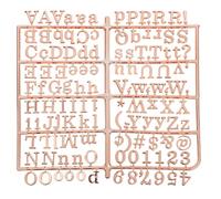 HAPINARY Plastic Felt Letter Board Letters and Numbers Set, Gold Alphabet and Symbols for Changeable Message Board, Office and Event Signage Accessories