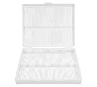 HAPINARY Plastic Microscope Slide Storage Box for Slides Versatile Specimen Storage Case for Lab and Microscope Accessories