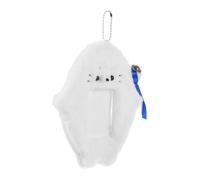 HAPINARY Plush Badge Protector Dolphin Card Holder Soft Plush Photo Sleeve for Id Work Pass Transit Bank Cards with Cute Animal Design Keychain for Boys