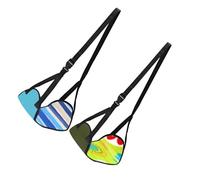 HAPINARY Portable Adjustable Foot Hammock for Airplane Travel Under Desk Foot Rest Hammock Adjustable Strap for Office and Travel Essentials