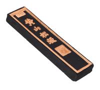 HAPINARY Portable Chinese Ink Stick Set for Calligraphy and Painting Handmade Pine-soot Ink Fine Texture Easy to Store for Professional Artists