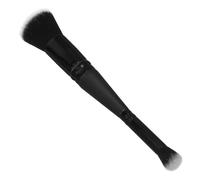 HAPINARY Portable Dual-ended Flat Foundation Brush for Women Soft Fiber Bristles for Precise Liquid Makeup Application Short Handle for Easy Control for Natural and Even Coverage