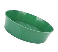 HAPINARY Portable Garden Riddle Sieve Plastic Soil Sifting Tool Lightweight round Mesh Screen for Filtering Soil and Rocks Suitable for Beach and Sandbox Use