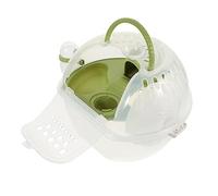 HAPINARY Portable Hamster Carrier with Handle Design Transparent Pet Travel Cage for Animals Durable Plastic Hamster Box with for Enhanced Ventilation and Comfort