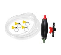 HAPINARY Portable Hand Pump Fuel Transfer with Switch and Hose Manual Gasoline Siphon Pump for Car Oil and Water Extraction Emergency Use Efficient and Easy Operation