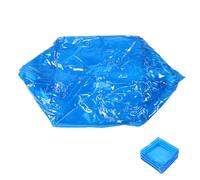 HAPINARY Portable Inflatable Foot Bath Basin Handles Collapsible Blue Foot Soaking Tub for Outdoor Travel and Pedicure and Pet Bath