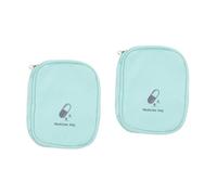 HAPINARY Portable Mini Medicine Storage Pouch Lightweight Kit Bag for Travel Camping Hiking and Outdoor Activities Tiny Medical Case for Easy Access to Essentials