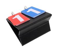 HAPINARY Portable Mini Scoreboard for Volleyball and Basketball Easy Flip Scoring and Paper+pp Material, Compact Design for Tabletop Competitions and Shuffleboard Matches
