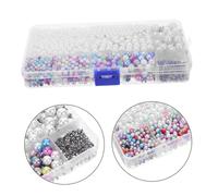HAPINARY Portable Pearl Setting Rivet Fixing Machine Automatic Handheld Bead Setting Press for Jewelry Making Plastic and Metal Craft Tool with White and Colored Pearls Plus Four Claw Studs