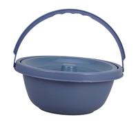 HAPINARY Portable Toilet Chair for Adults with Sturdy Plastic Spittoon Rounded Edges Easy to Clean Potty for Elderly Pregnant Women Disabled Use Reusable Household Commode Pot