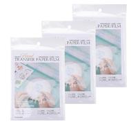 HAPINARY Portable Water-Soluble Embroidery Transfer Paper for Woven Knits and Aprons, PVA Paper Stabilizer Set for Handicraft Making and Embroidery Projects,