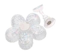 HAPINARY Press-on Nail Holder Nail Display Stand for Fingernail Diy Magnetic Nail Stand Flower Shape for Nail Art Practice