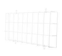 HAPINARY Protective Cover Guard for Stainless Steel and Wire Guards, Shielding from External Damage and Extending Lifespan, White Sleek Wall Mount Emergency Exit Lights for Commercial
