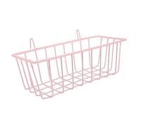 HAPINARY Rabbit Hay Feeder Metal Hanging Rack Large Capacity for Guinea Pig Chinchilla Bunny and Small Pets, Pink, 23.5cm × 10cm, Smooth Surface for Safe Feeding in Caged Environments