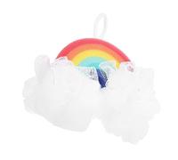 HAPINARY Rainbow Bath Scrubber Sponge for Babies Soft Portable Body Cleanser Cute for Gentle Bathing