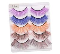 HAPINARY Realistic 3d False Eyelashes Set 5 Pairs Natural Makeup Lashes Ideal for Events Parties and More