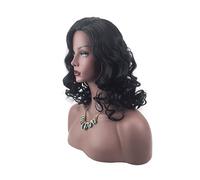 HAPINARY Realistic Short Hair Wig for Ladies Women's Styling Wig Gradient Short Curly Hair Cover