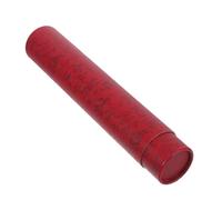 HAPINARY Red Paper Poster Tube with Secure Screw-on Cap and Tight Ends for Protecting Large Images and Paper Scrolls, for Transporting and Mailing Artwork or Blueprints