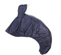 HAPINARY Reflective Wheelchair Raincoat Waterproof Foldable Poncho Cover for Adults and Elderly with Hood, Navy Polyester Taffeta and PVC Material, Suitable for Shopping and