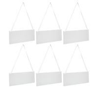 HAPINARY Reserved Chair Signs with Ribbon 6pcs for Wedding Seating Acrylic Easy Hanging and Sturdy Design, Minimalist Elegant Style for Business Events and Evening Parties