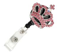 HAPINARY Retractable Badge Holder with Alloy Clip Lightweight Rotating Badge Buckle for Nurses and Security Staff Office Use