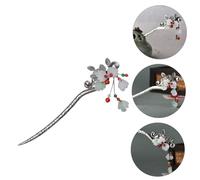 HAPINARY Retro Style Leaf and Flower Hairpin Clasp Alloy Vintage Hair Clasp for Women Elegant Bridal Hair Accessories for Mothers