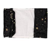 HAPINARY Reusable Fabric Book Sleeve Cover for Diary Journal Protective Decorative Book Protector with Velvet Gold Foil Design Sleeve for Students and Scratch