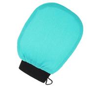 HAPINARY Reusable Green Faux Fiber Scrub Glove with Stylish Design, Versatile Shower Exfoliating Mitt for Body Dead Skin Removal and Smooth Skin Care