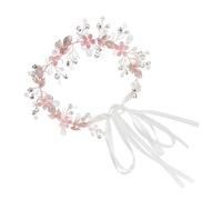 HAPINARY Rhinestone Wedding Headband Floral Bridal Hair Accessories Lightweight Crystal Flower Crown for Bridesmaids and Bride for Weddings Parties Birthdays Tea Events