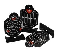 HAPINARY Rotatable Metal Shooting Targets 3Pcs Compact Boards for Outdoor and Indoor Practice Sturdy Resetting Feature