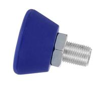 HAPINARY Rubber Roller Skate Toe Stopper Sturdy Grip on with Adjustable 5/8 Inch Stainless Steel Bolt Black Brake Pad Replacement Accessory for Roller Skates