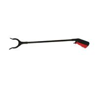 HAPINARY Rubbish Grabber Outdoor Litter Picker Stick Metal Trash Clamp Thickened 60cm Spray-Coated Iron Pipe Comfortable Hand Grip Aid