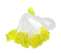 HAPINARY Safety Flags - Outdoor Yellow Reflective PVC Flags on String for Pedestrians and Construction Zone Warning - Easy Installation Bunting