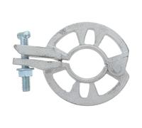 HAPINARY Scaffold Fitting Rosette Wedge Clamp Round Plate Accessory, Steel Construction, Exceptional Load Capacity and Rapid Assembly for Stage Setup and Exhibitions
