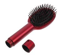 HAPINARY Secret Storage Hair Brush Hidden Compartment, Portable Red Plastic Comb for Safe Cash and Valuables Concealment, Multifunctional Hair Accessory Organizer for Travel and Daily Use