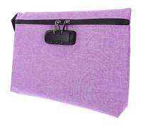 HAPINARY Secure Locking Bag for Cash and Documents Portable Storage Pouch Combination Lock for Travel Business and Outdoor Activities Ample Space for Valuables and Files