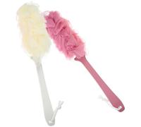 HAPINARY Shower Scrubber for Body 2pcs with Long Handles, Constructed from Resilient PP and PE, incorporating Special Design and Comfortable Texture, Perfect for Bath Exfoliation
