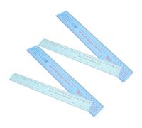 HAPINARY Shrinkage Ruler Ceramics 4Pcs Plastic Flexible Pottery Clay Scale Designed for Pottery Modeling and Artist Use