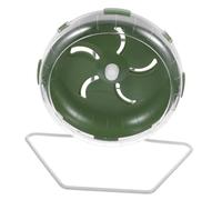 HAPINARY Silent Hamster Running Wheel with White Stand Exercise for Guinea Pigs Gerbils Hedgehogs and Small Pets Transparent Quiet Sports Wheel for Small Animal Fitness and Entertainment