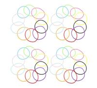 HAPINARY Silicone Bracelets Not Easy to Fade Lightweight or Women and 100pcs for Minimalist Design Retro Style Wristbands Formal Occasions Birthday Party Accessories